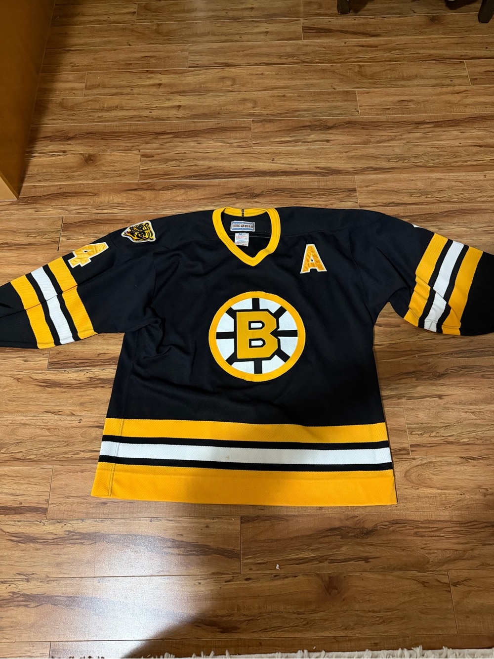 Vintage Bobby Orr Boston bruins jersey featuring CCM Maska Air-knit 1990’s